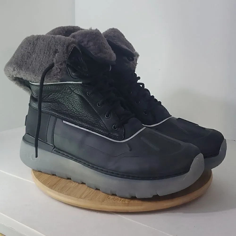 UGG Men's City Butte Weather Boot Black Size 15